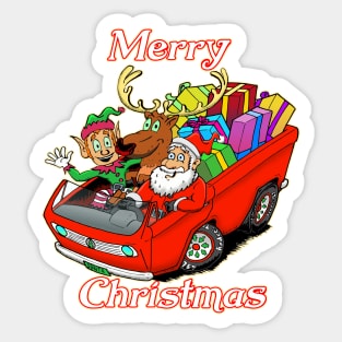 Santa Express Sticker